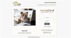 Desktop Screenshot of muttschool.dogbizpro.com